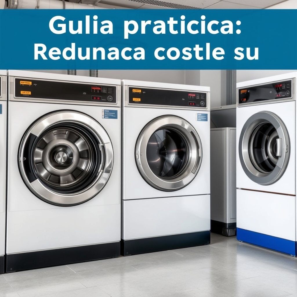 Guía práctica: Reduzca costos en su lavandería industrial