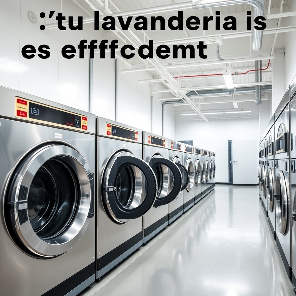 ¿Tu lavandería es eficiente? Hablemos de eso.